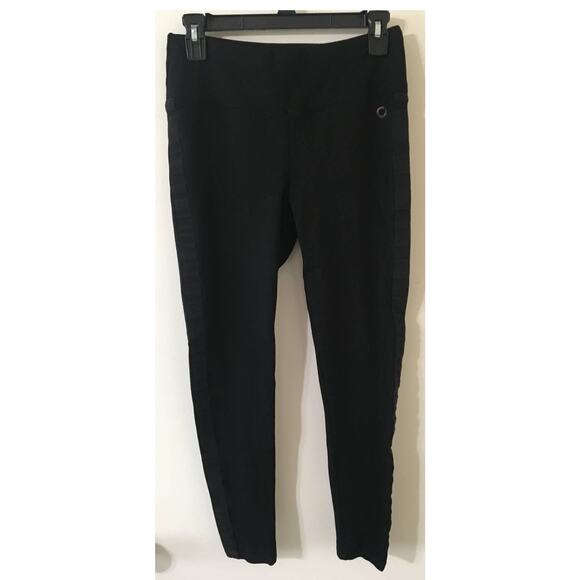 Calvin Klein Performance Stretch Size Small Tuxedo Stripe Pull On Skinny Pants - Picture 1 of 4